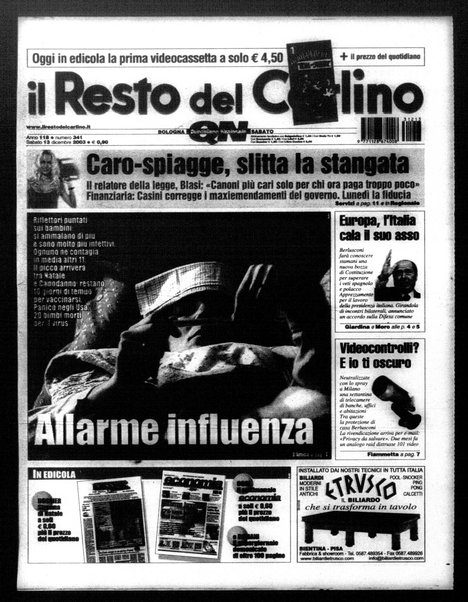 Il Resto del Carlino : giornale dell'Emilia